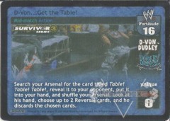 D-Von…Get the Table! - SS3